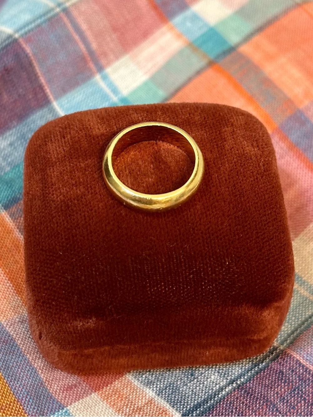 Antique 18k Solid Gold Heavy 5mm Pinky Ring Size 3 Weighs 5.5 Grams - Picture 8 of 14